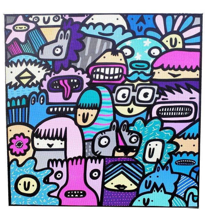 Kev Munday - Stay Together, Antiek en Kunst, Kunst | Schilderijen | Modern