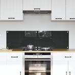 vidaXL Keuken Spatscherm 2 pcs Donkergrijs 70 x 40 cm gehard, Antiek en Kunst, Verzenden