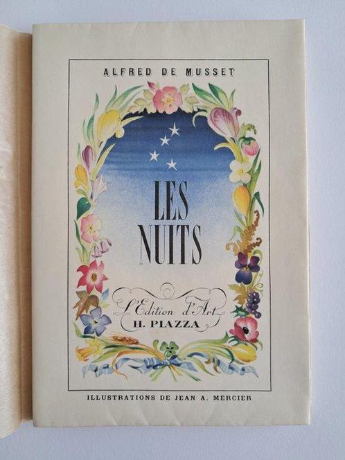 Alfred de Musset - Les nuits [exemplaire numéroté sur, Antiek en Kunst, Antiek | Boeken en Manuscripten