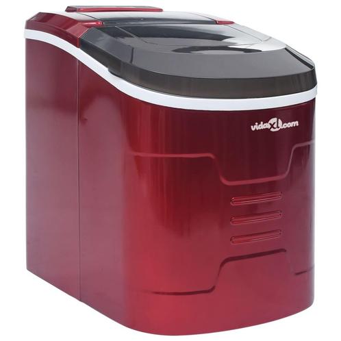 vidaXL IJsblokjesmachine 2,4 L 15 kg/24 u rood, Elektronische apparatuur, Overige elektronische apparatuur, Nieuw, Verzenden