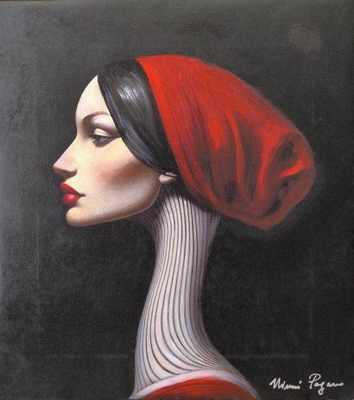 Ninni Pagano (1969) - La Zingara, Antiek en Kunst, Kunst | Schilderijen | Klassiek