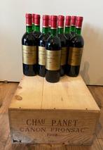 1985 Chateau Panet Canon Fronsac - Bordeaux - 12 Flessen, Verzamelen, Nieuw