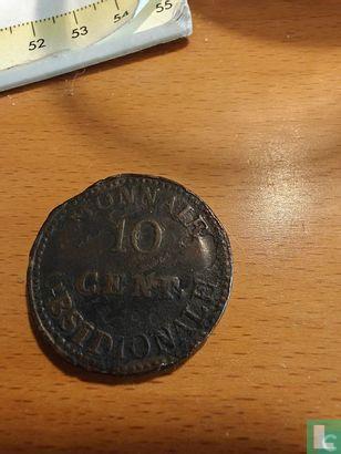 Antwerpen 10 centimes 1814 (R), Postzegels en Munten, Munten | Europa | Niet-Euromunten, Losse munt, Overige landen, Verzenden
