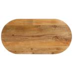 Tafelblad Mangohout Ovaal - Tweede Kansje! OP=OP, Minder dan 50 cm, 100 tot 150 cm, Verzenden, Nieuw