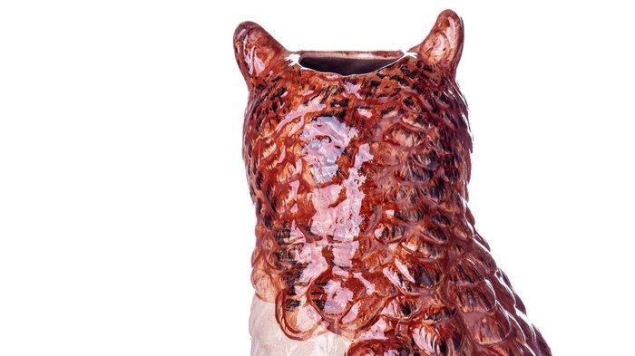 Vaas - Porselein - Owl, Antiek en Kunst, Kunst | Designobjecten