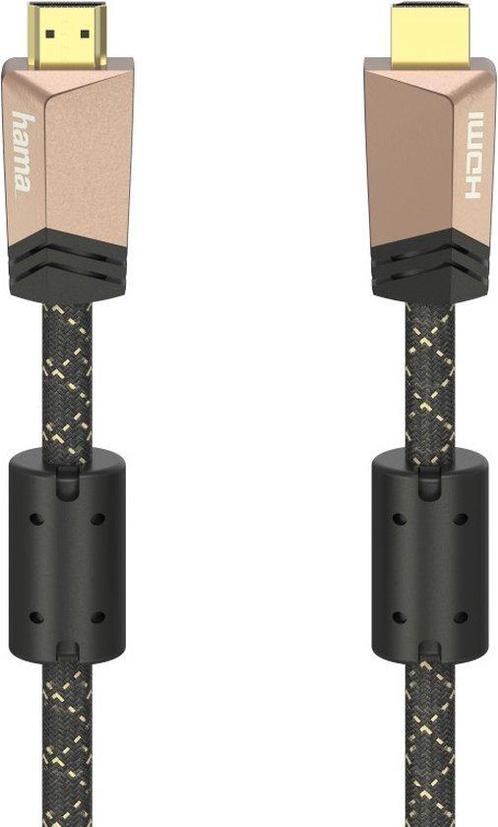HDMI™-kabel Met Ethernet Conn. - Conn. Ferriet Metaal 1,5., Computers en Software, Pc- en Netwerkkabels, Nieuw, Verzenden