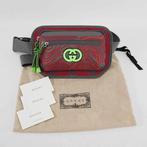 Gucci - GG Logo Red Grey Technical Crossbody Belt Bag - Sac, Nieuw