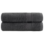 vidaXL Badhanddoeken SOLUND 2 st 600 g/m² 100x150 cm, Huis en Inrichting, Badkamer | Badtextiel en Accessoires, Verzenden, Nieuw