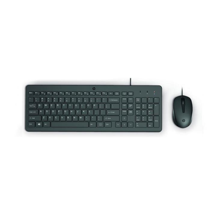 HP 150 toetsenbord en muis set Qwerty Engels  zwart, Computers en Software, Toetsenborden, Nieuw, Ophalen of Verzenden