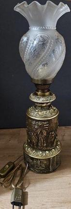 Tafellamp - Brons - Gesneden brons
