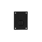 Luikring rechthoekig 41 x 31mm mat zwart, Doe-het-zelf en Bouw, Ophalen of Verzenden, Nieuw, Koper of Messing, Overige typen