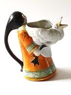 Schäfer & Vater - Figurine - melkkan, Chinese man met gans -, Antiek en Kunst