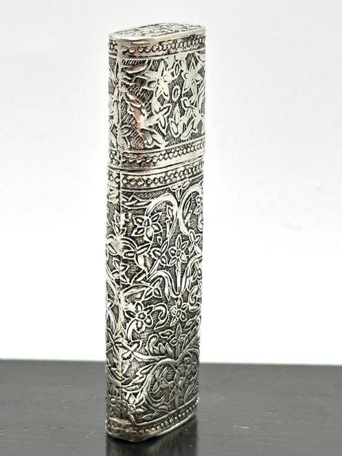 No reserve-Grote geheel bewerkte antieke 1e gehalte zilveren, Antiek en Kunst, Antiek | Zilver en Goud