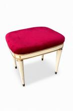 Kruk - Fluweel, Hout - Sgabello classico, Antiek en Kunst