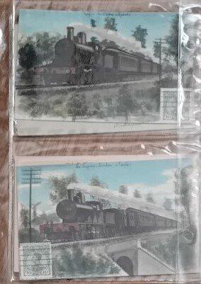 Frankrijk - Treinen / Spoorwegen - Ansichtkaart (120) -, Verzamelen, Postkaarten | Buitenland