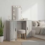 vidaXL Kaptafel met opslag Grijs 102 x 33 x 135 cm Bewerkt, Verzenden