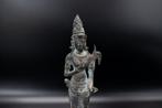 Bronzen beeldje godin Lakshmi - Brons - Indonesië - 20e eeuw