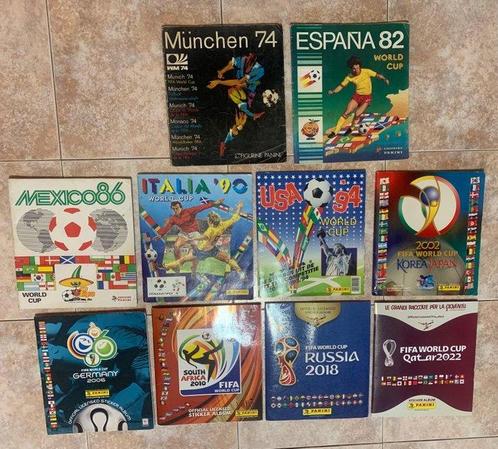 Panini - World Cup 1974/82/86/90/94/02/06/10/18/22 - 10, Collections, Collections Autre