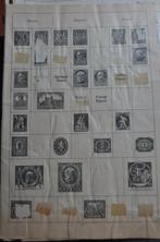 Wereld - (Rest) Verzamelingen met diverse landen in een oud, Gestempeld