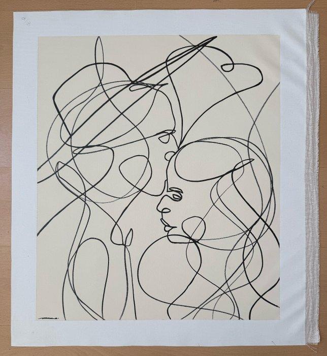 MrKas - Entre el caos y el amor, Antiek en Kunst, Kunst | Schilderijen | Modern