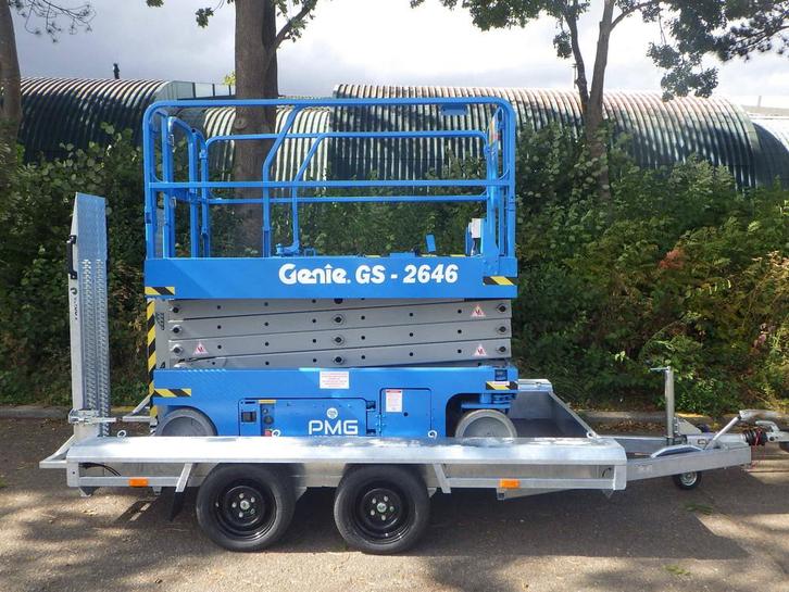 Veiling: Schaarhoogwerker Genie GS-2646 Elektrisch 9.92m 200, Zakelijke goederen, Machines en Bouw | Liften, Steigers en Ladders