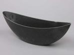 Bootschaal groot halfhoog Basic Grey 39x12x13 cm, Nieuw