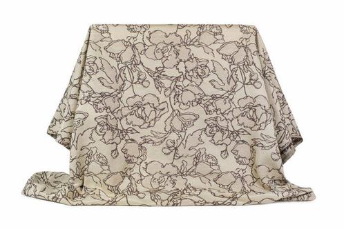 Livraison gratuite !!! Élégant tissu dameublement floral en, Antiek en Kunst, Antiek | Tapijten, Tafelkleden en Textiel