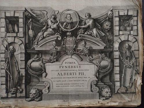 J. Francquart - Pompa funebris ... principis Alberti Pii -, Antiek en Kunst, Antiek | Boeken en Manuscripten