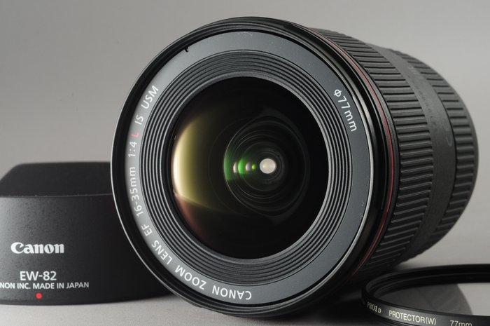 Canon EF 16-35mm f/4L IS USM Mint Objectif d’appareil photo, Audio, Tv en Foto, Fotocamera's Digitaal