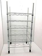Porte-bouteilles - Acier - 24 bouteilles 92 cm