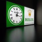 ROLEX ILLUMINATED SIGN WITH CLOCK - ROLEX VERLICHT