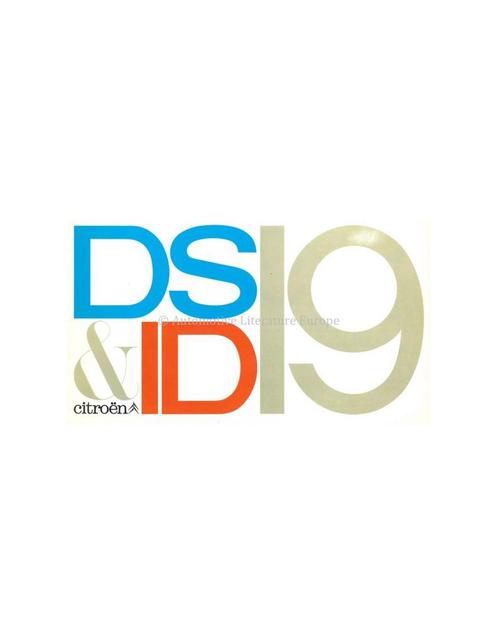 1964 CITROEN DS 19 / ID 19 BROCHURE NEDERLANDS, Boeken, Auto's | Folders en Tijdschriften