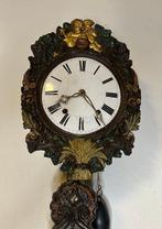 Comtoise klok - Antiek Messing, Tin - 1850-1900, Antiek en Kunst