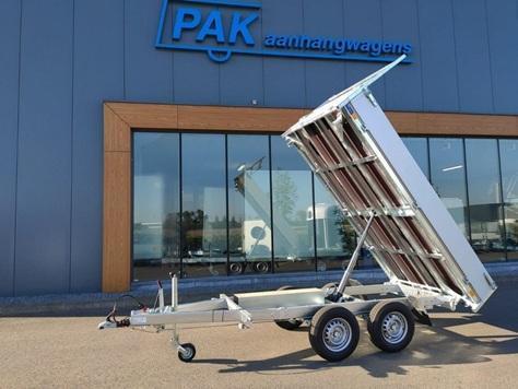 Easyline driezijdige kipper aanhangwagen: op voorraad!, Auto diversen, Aanhangers en Bagagewagens, Nieuw, Ophalen of Verzenden