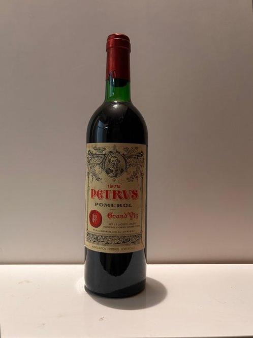 1978 Petrus - Pomerol - 1 Fles (0,75 liter), Verzamelen, Wijnen