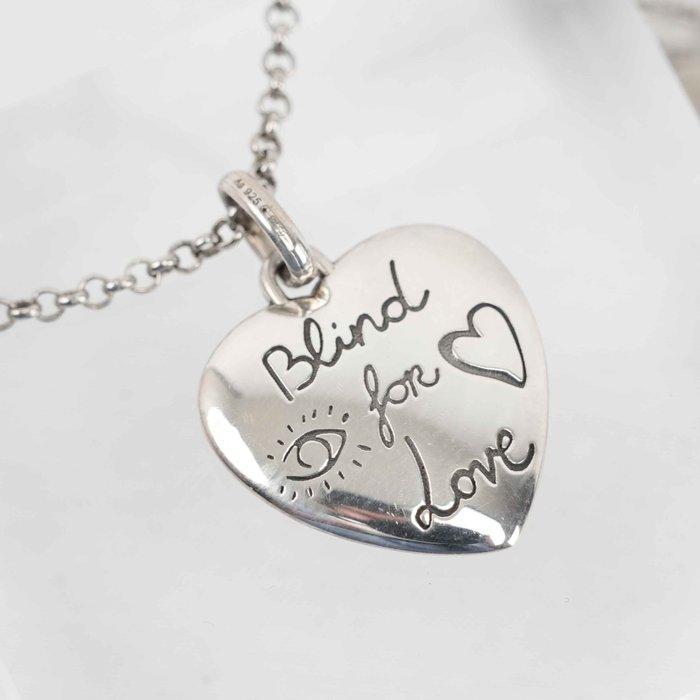 Gucci - Halsketting - Blind for Love Heart Pendant, Handtassen en Accessoires, Kettingen