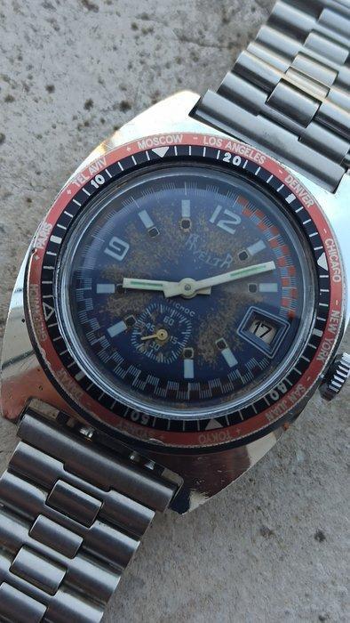 Avelta - skin diver oversize 37mm - Sans Prix de Réserve -, Handtassen en Accessoires, Horloges | Heren