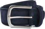 Suitable Riem Suède Leer Navy maat 105 Heren, Vêtements | Hommes, Ceintures, Verzenden, Riem of Ceintuur