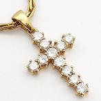 Ketting met hanger - 18 karaat Geel goud - 1.10ct. tw.