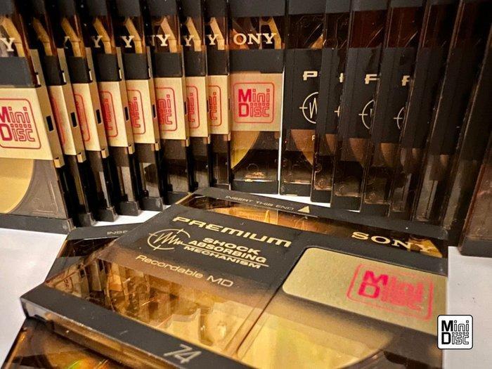 Sony Premium Gold 74min MiniDisc Aantal items: 20, Audio, Tv en Foto, Radio's