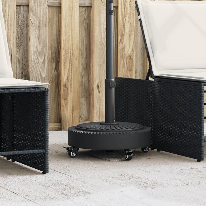 vidaXL Parasolvoet met wielen voor stok van Ø38 / 48 mm 27, Tuin en Terras, Parasols, Nieuw, Verzenden