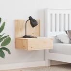 vidaXL Nachtkastje 2 pcs Bruin 42 x 32,5 x 40 cm Massief, Huis en Inrichting, Slaapkamer | Nachtkastjes, Verzenden, Nieuw