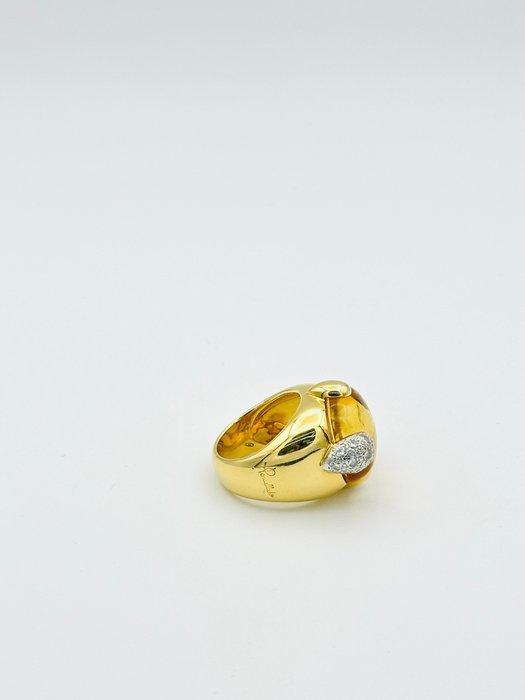 Pomellato - Ring - Griffe - 18 karaat Geel goud Citrien -, Handtassen en Accessoires, Ringen