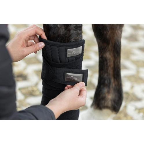 Bandage-onderleggers cov.therm paarsgewijs, zwart, 49x48x2 -, Dieren en Toebehoren, Paarden en Pony's | Beschermers, Nieuw