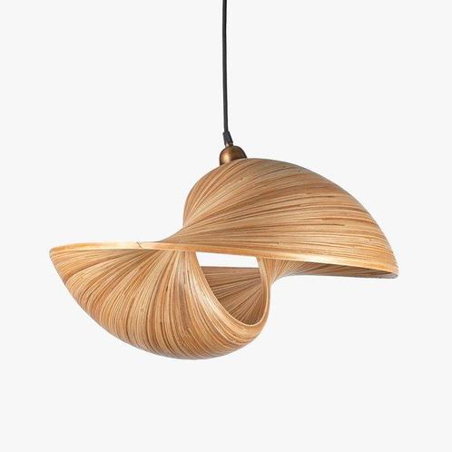Sooka Interior - Plafondlamp - Bamboe, Brons, Antiek en Kunst, Curiosa en Brocante