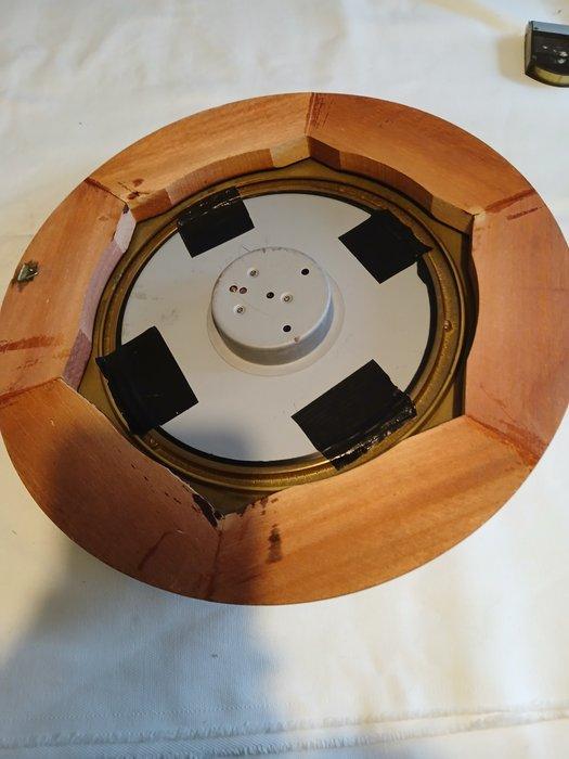 Weerstation - Messing - groot barometer, Antiquités & Art, Antiquités | Autres Antiquités