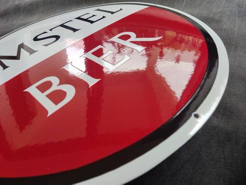 Amstel Beer Company - Reclamebord - Emaille, emaille bord,, Antiek en Kunst, Antiek | Wandborden en Tegels