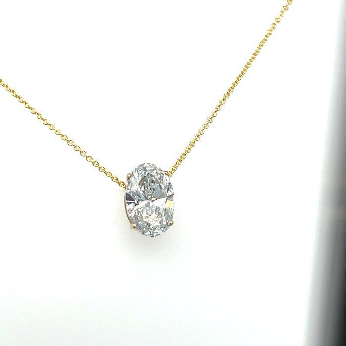 Halsketting - 14 karaat Geel goud - 3.05ct. tw. Diamant, Handtassen en Accessoires, Kettingen