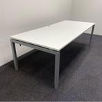 Tweedehands bureau 240x100 cm, in hoogte verstelbaar wit, Bureau