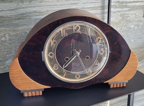 Klok -  Art Deco Hout - 1930-1940 - School van Amsterdam, Antiek en Kunst, Antiek | Klokken